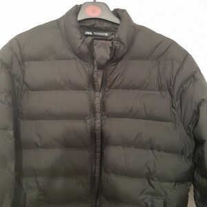 Zara Mens Black puffer jacket